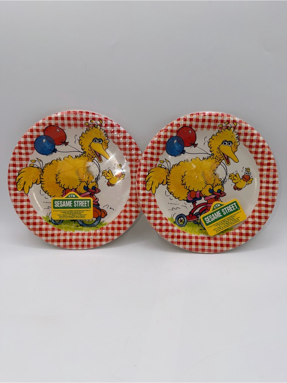Vintage Sesame Street Party Plates